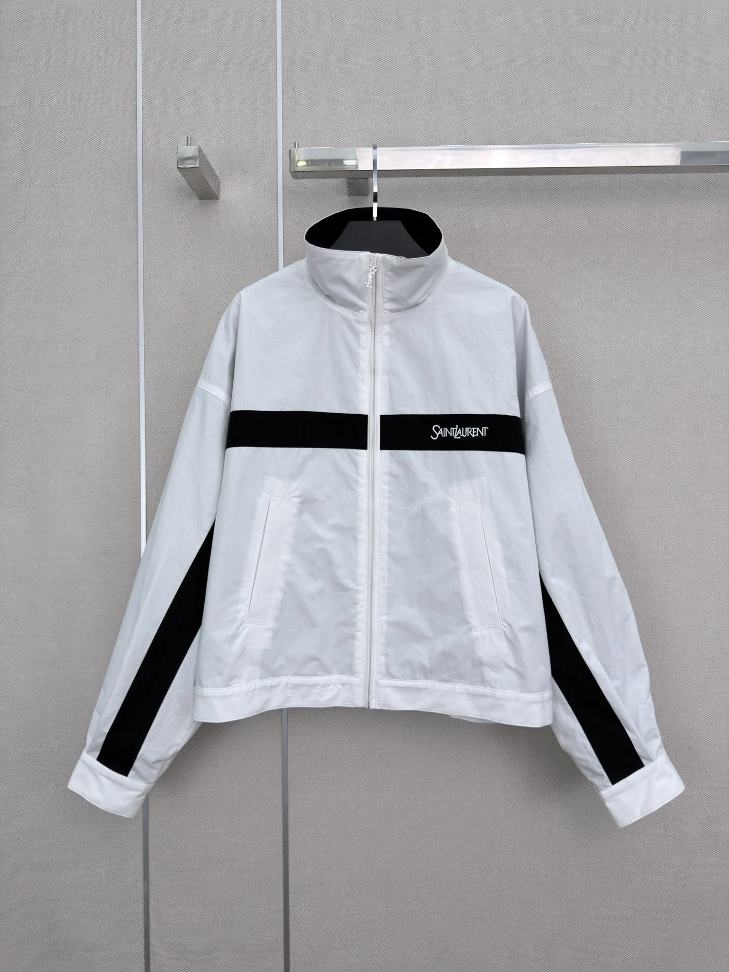 SAINT LAURENT Jackets White-Black S-L C20202609061959