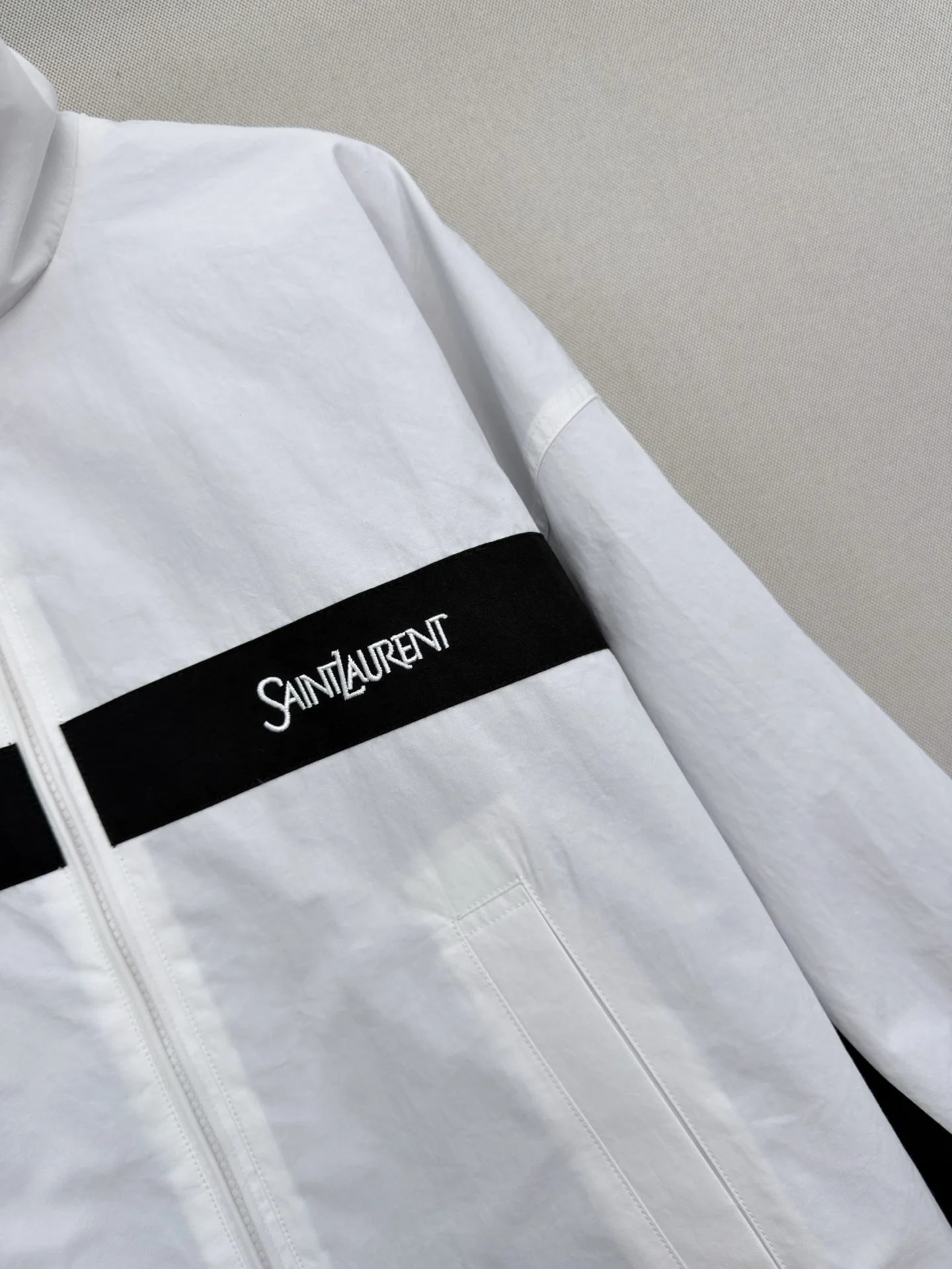 SAINT LAURENT Jackets White-Black S-L C20202609061959 - Image 6