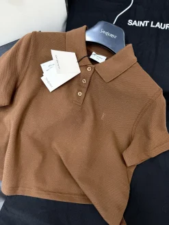Alternative view of SAINT LAURENT Polos Brown S-M-L B95202609060997