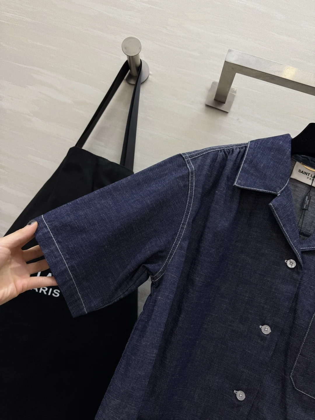 SAINT LAURENT Shirts Blue S-L B20202609062604 - Image 6