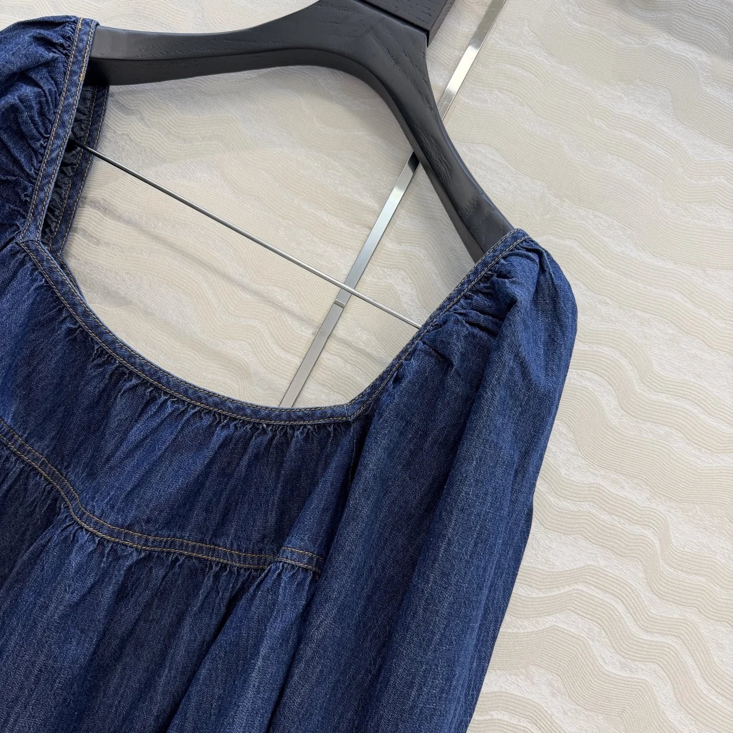 SAINT LAURENT Shirts Cotton Denim Blue S B40202609061258 - Image 3