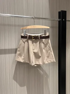 SAINT LAURENT Shorts Beige-Brown S-L B30202609062827