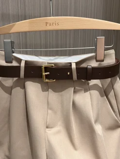Alternative view of SAINT LAURENT Shorts Beige-Brown S-L B30202609062827