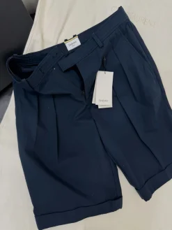 Alternative view of SAINT LAURENT Shorts Navy Blue S-L C25202609063624