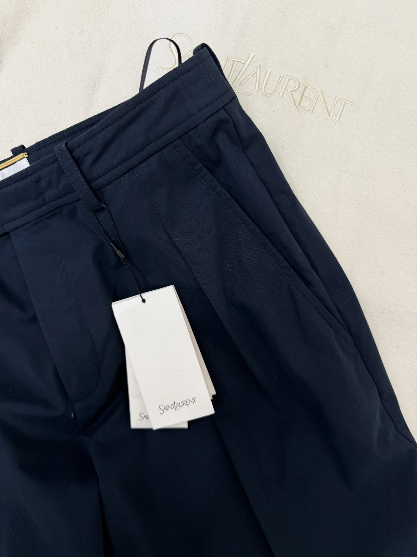 SAINT LAURENT Shorts Navy Blue S-L C25202609063624 - Image 5