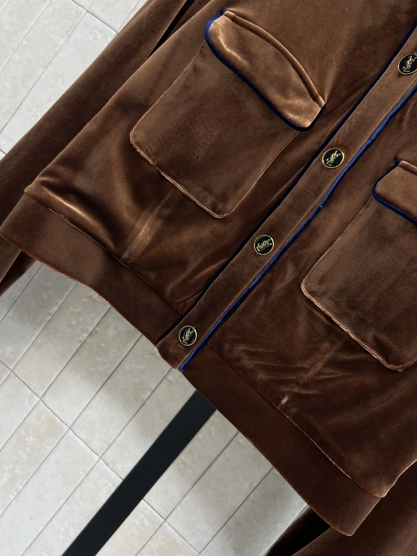 SAINT LAURENT Suits Brown S-M-L C95202609061627 - Image 3