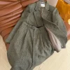 SAINT LAURENT Suits Green-Gray S-L G80202609060804