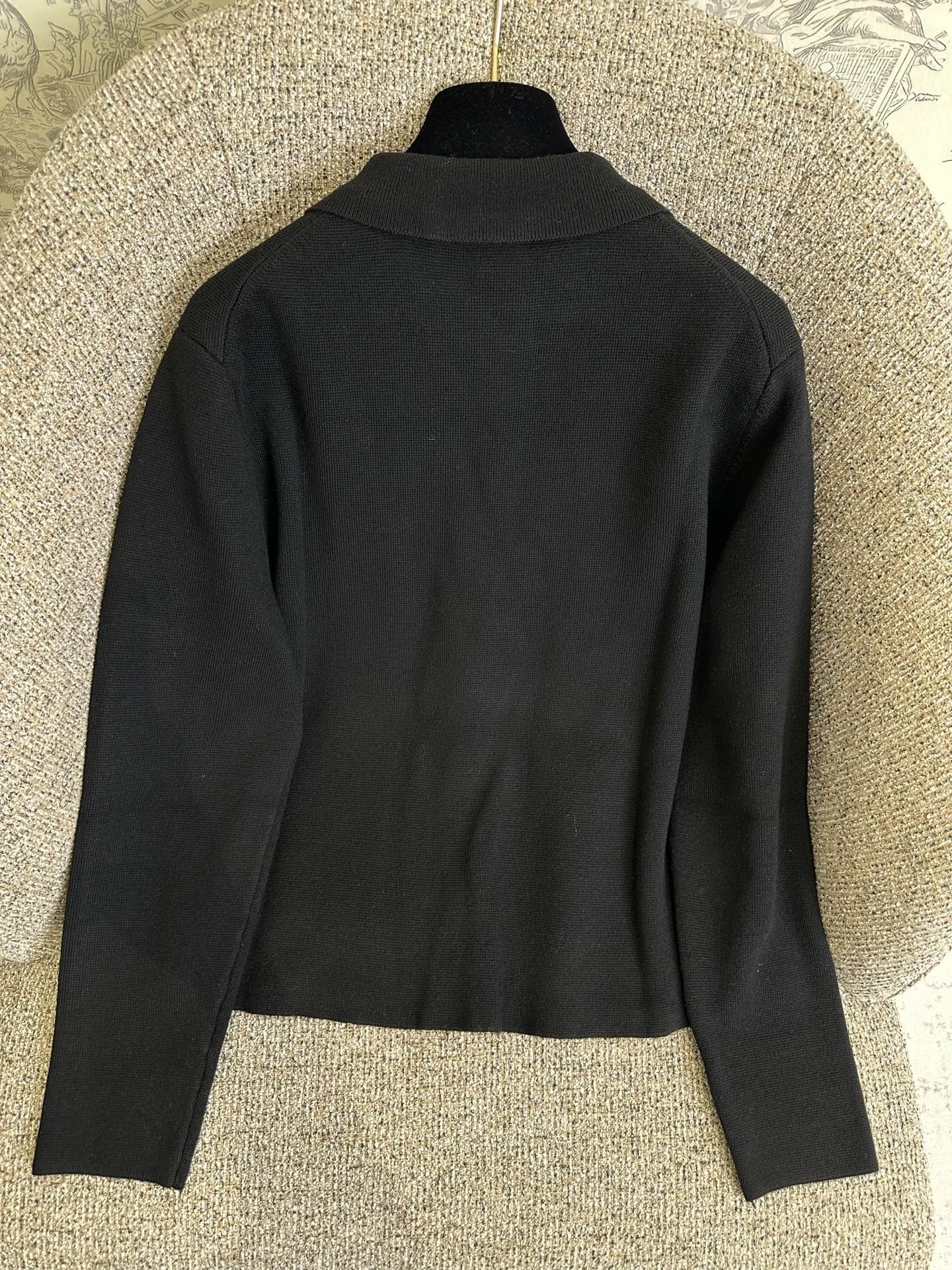 SAINT LAURENT Sweaters Black-Gold S-M-L B55202609062773 - Image 5
