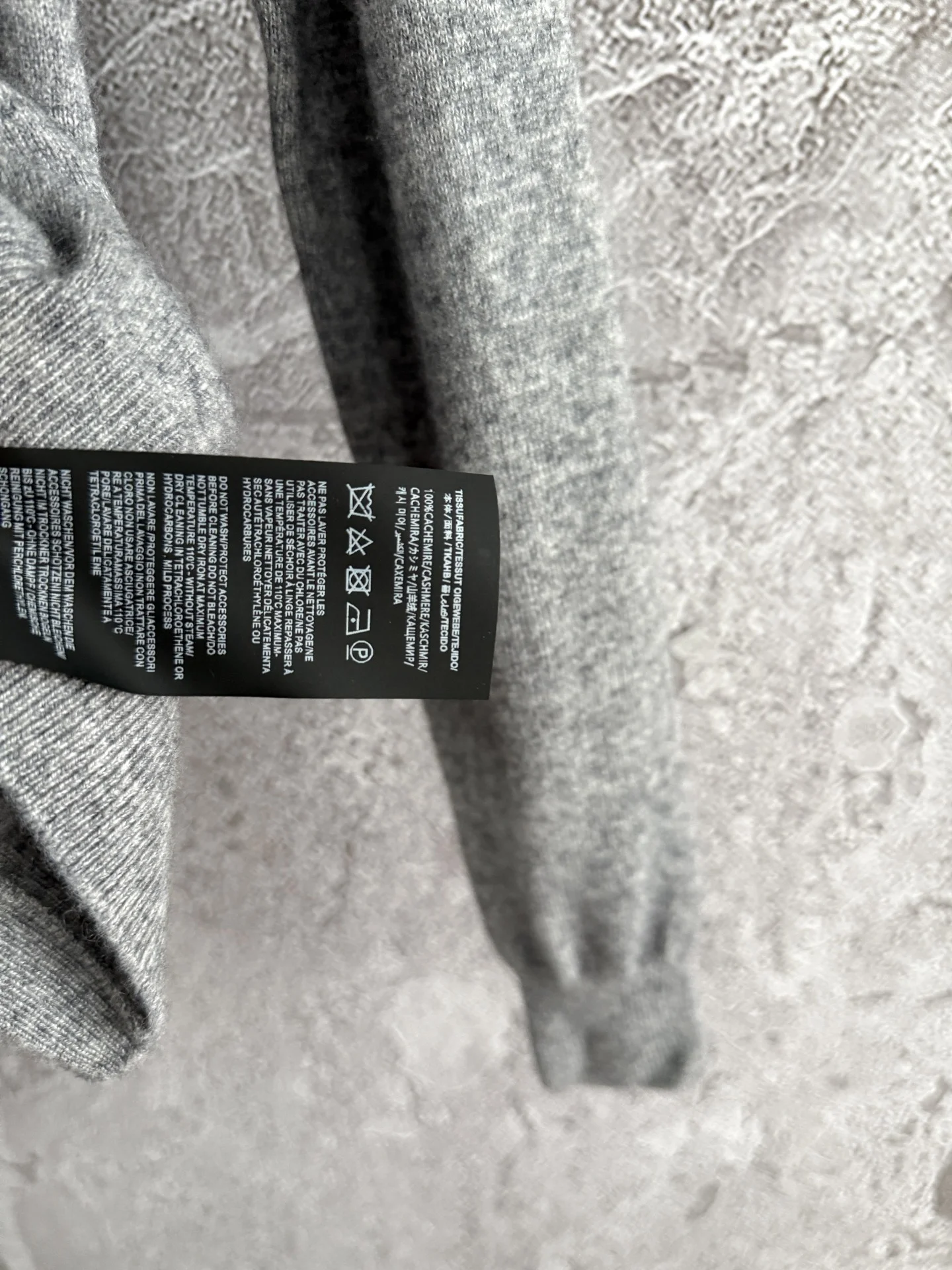 SAINT LAURENT Sweaters Cashmere Gray S-M-L B95202609062456 - Image 8