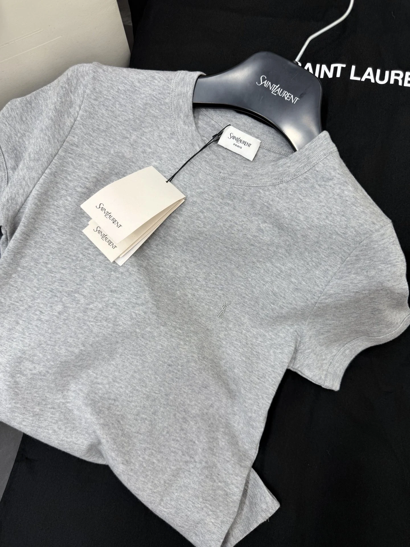 SAINT LAURENT T-shirts Grey S-L A95202609062950