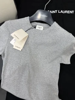 Alternative view of SAINT LAURENT T-shirts Grey S-L A95202609062950