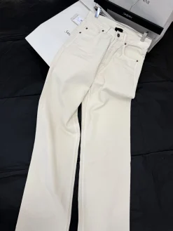 SAINT LAURENT Trousers Cream S-L C85202609062954