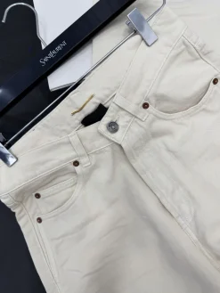 Alternative view of SAINT LAURENT Trousers Cream S-L C85202609062954