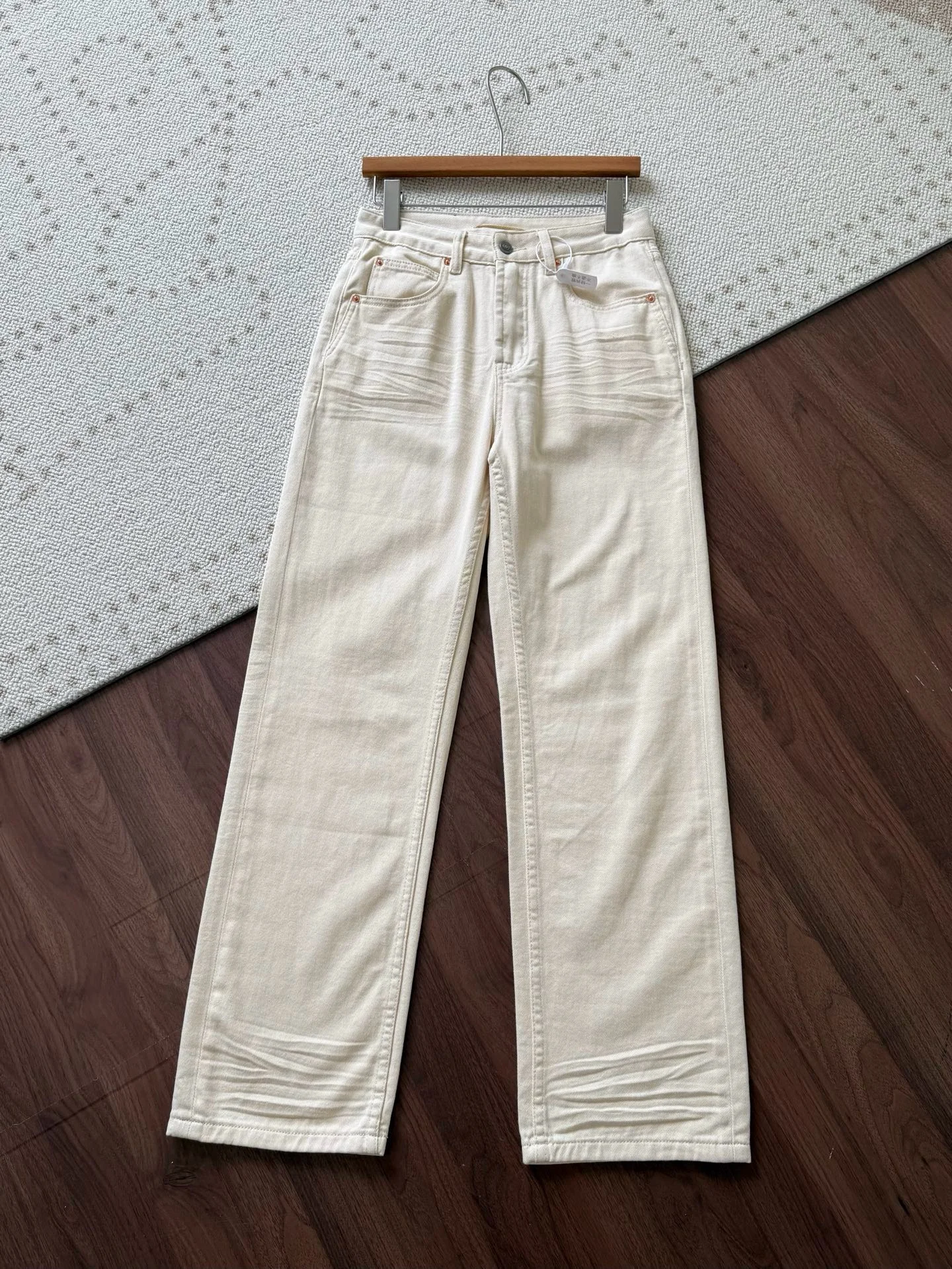 SAINT LAURENT Trousers Lightweight Cotton Beige 25-30 B35202609063552