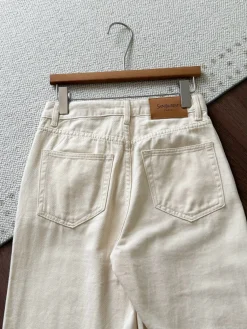 Alternative view of SAINT LAURENT Trousers Lightweight Cotton Beige 25-30 B35202609063552