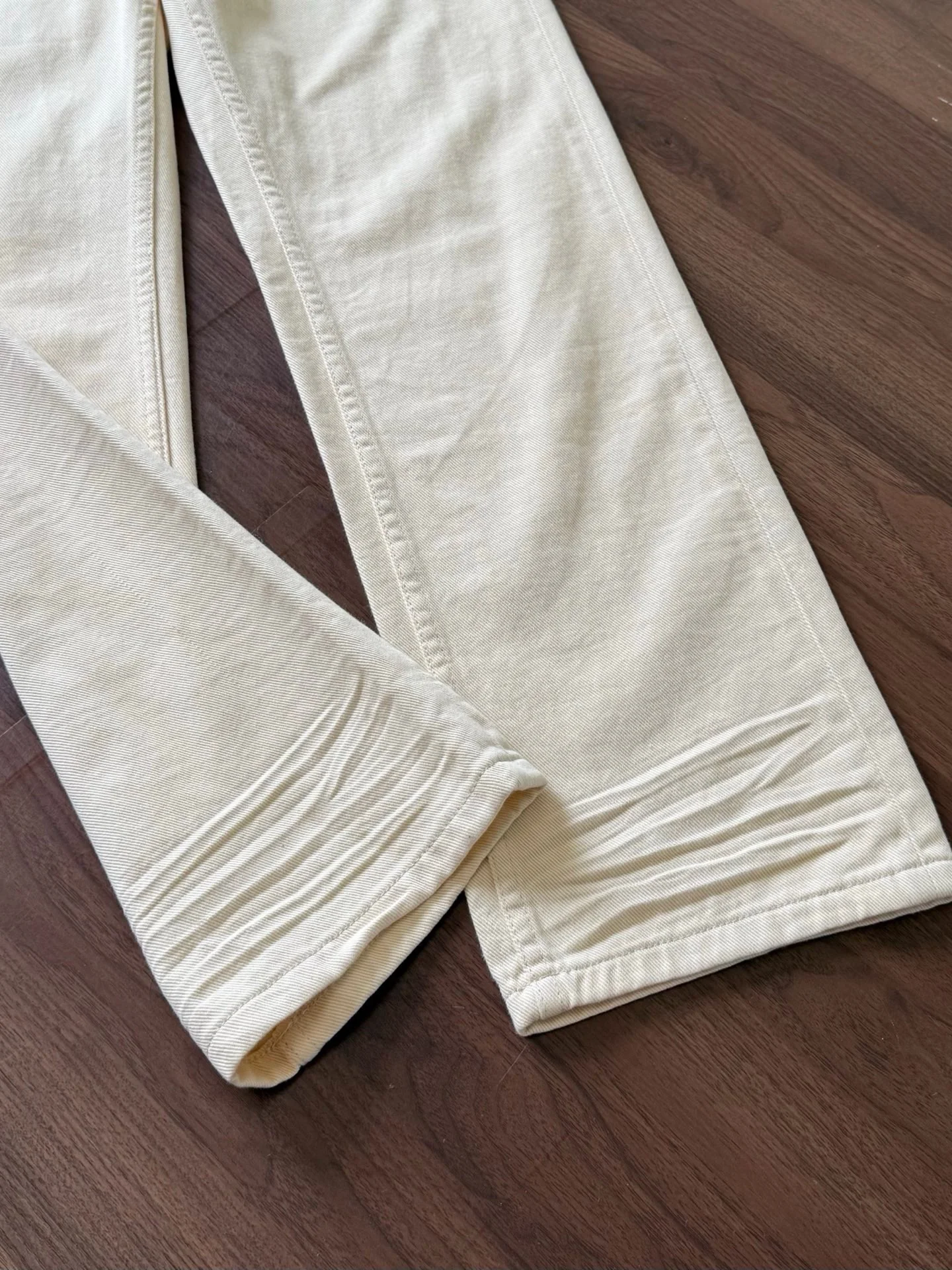 SAINT LAURENT Trousers Lightweight Cotton Beige 25-30 B35202609063552 - Image 7