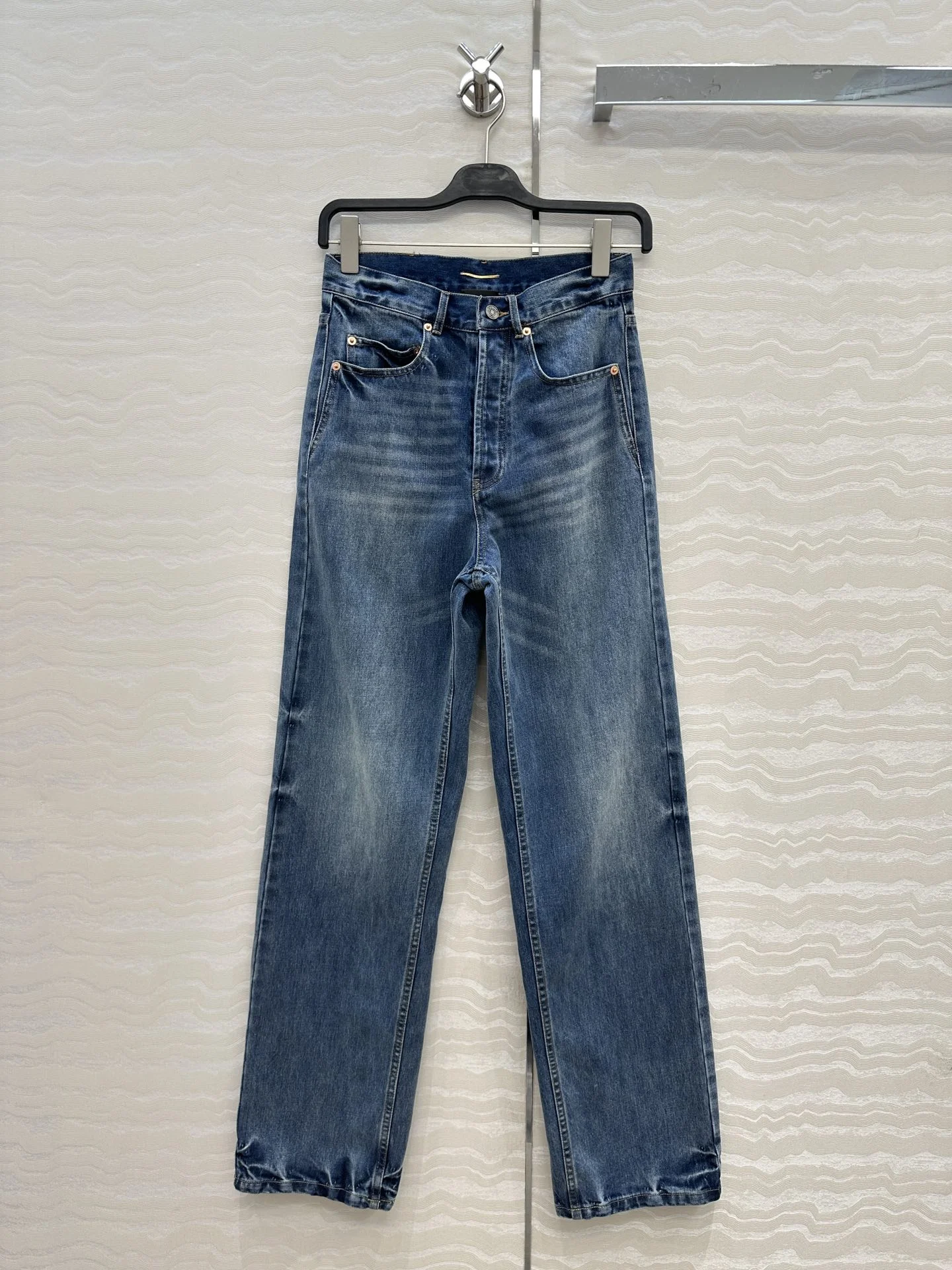 SAINT LAURENT Trousers Organic Cotton Denim Blue XS-L C20202609061255 - Image 3