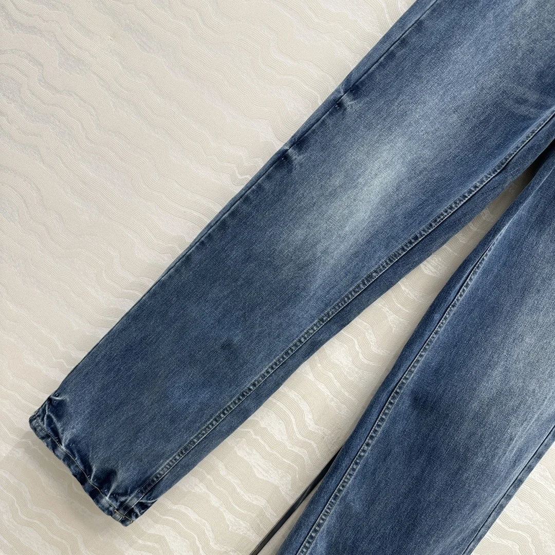 SAINT LAURENT Trousers Organic Cotton Denim Blue XS-L C20202609061255 - Image 7