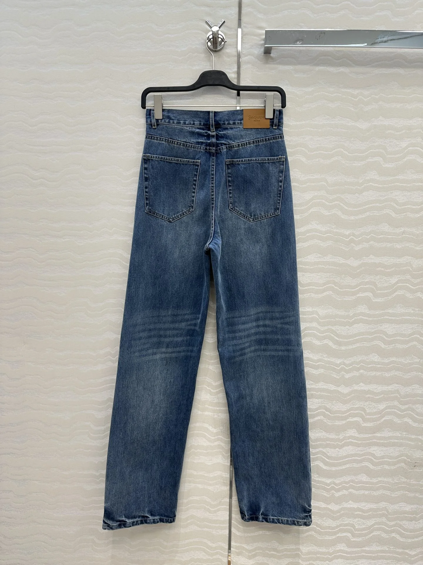 SAINT LAURENT Trousers Organic Cotton Denim Blue XS-L C20202609061255 - Image 8