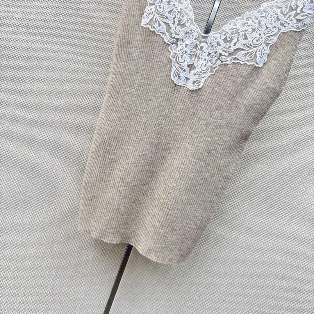 SAINT LAURENT Vests Beige-White S-L A65202609060613 - Image 5