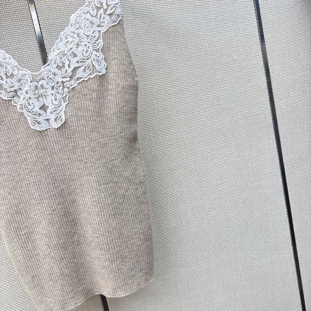 SAINT LAURENT Vests Beige-White S-L A65202609060613 - Image 6