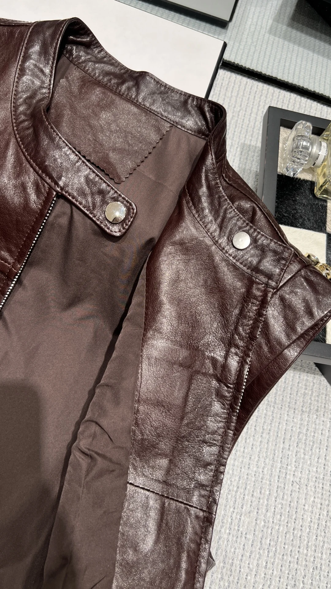 SAINT LAURENT Vests Brown S-L D95202609063068 - Image 4