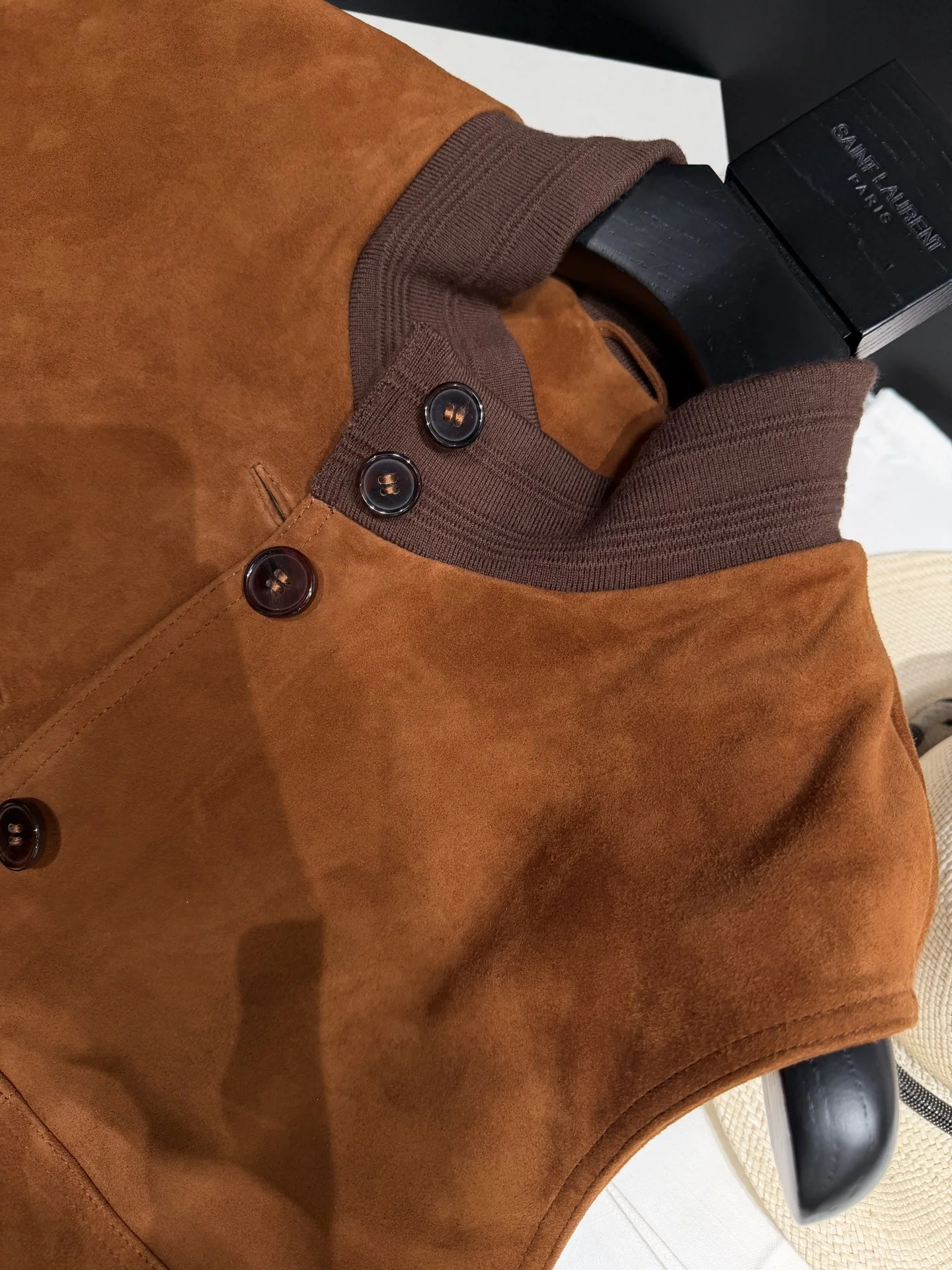 SAINT LAURENT Vests Brown-Tan S-L A160202609063072 - Image 4
