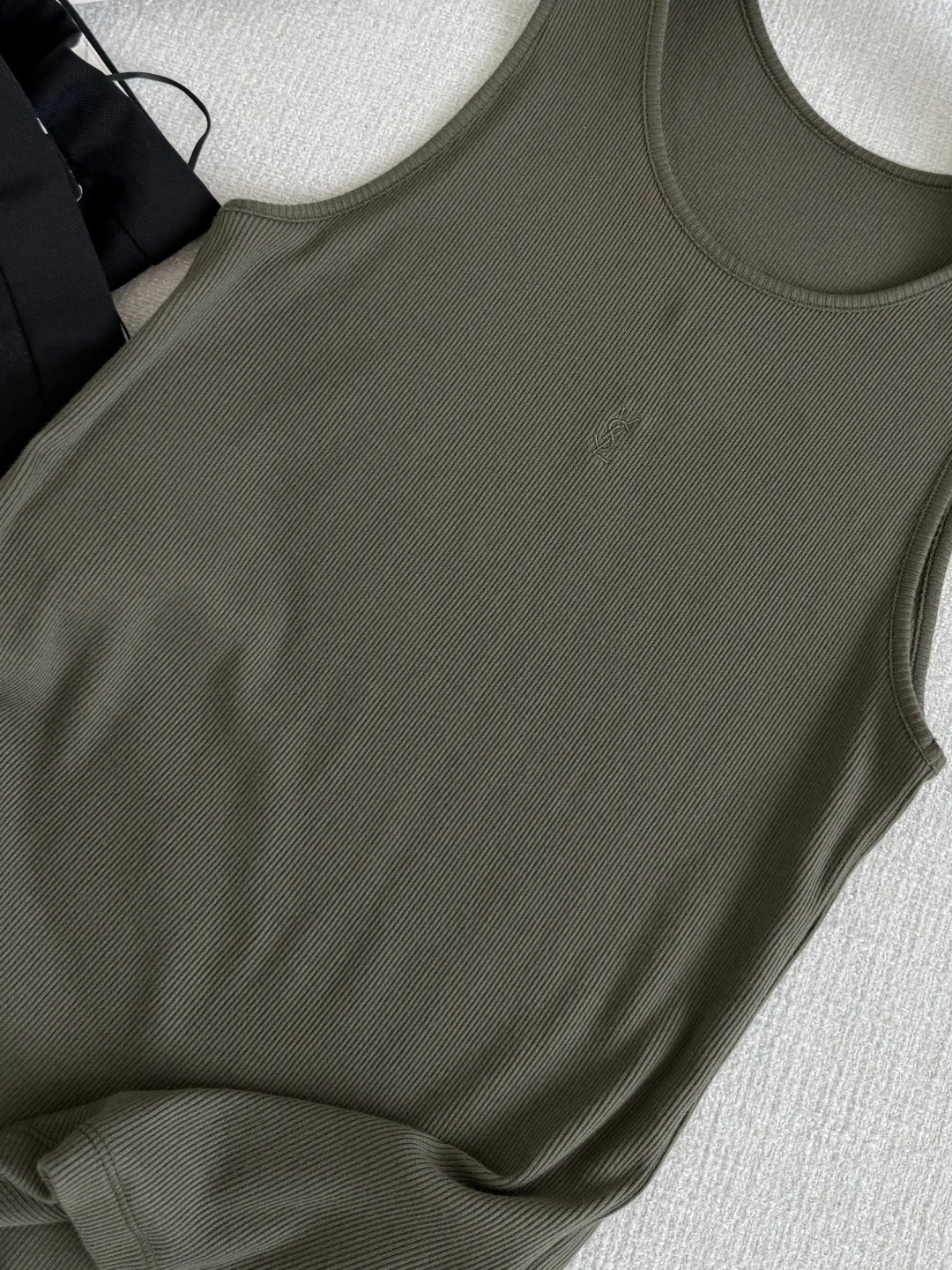 SAINT LAURENT Vests Khaki S-L A65202609061047 - Image 4