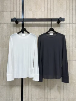 THE ROW T-shirts White-Black S-L B35202609062502