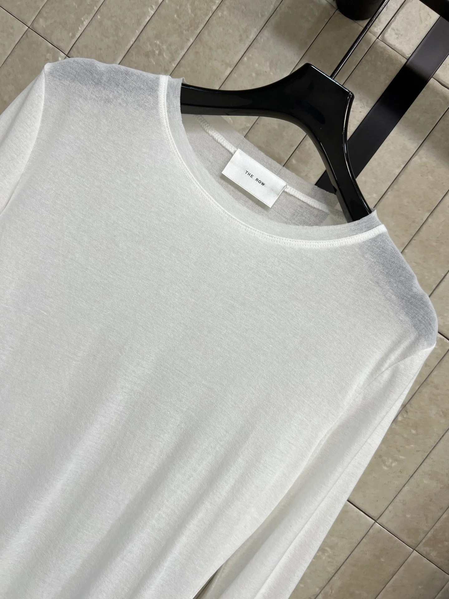 THE ROW T-shirts White-Black S-L B35202609062502 - Image 2