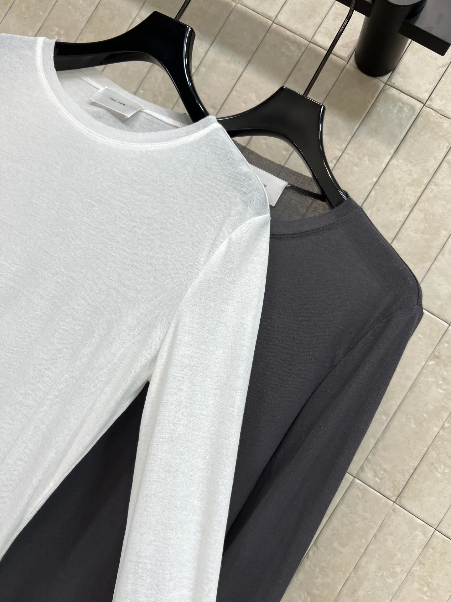 THE ROW T-shirts White-Black S-L B35202609062502 - Image 6