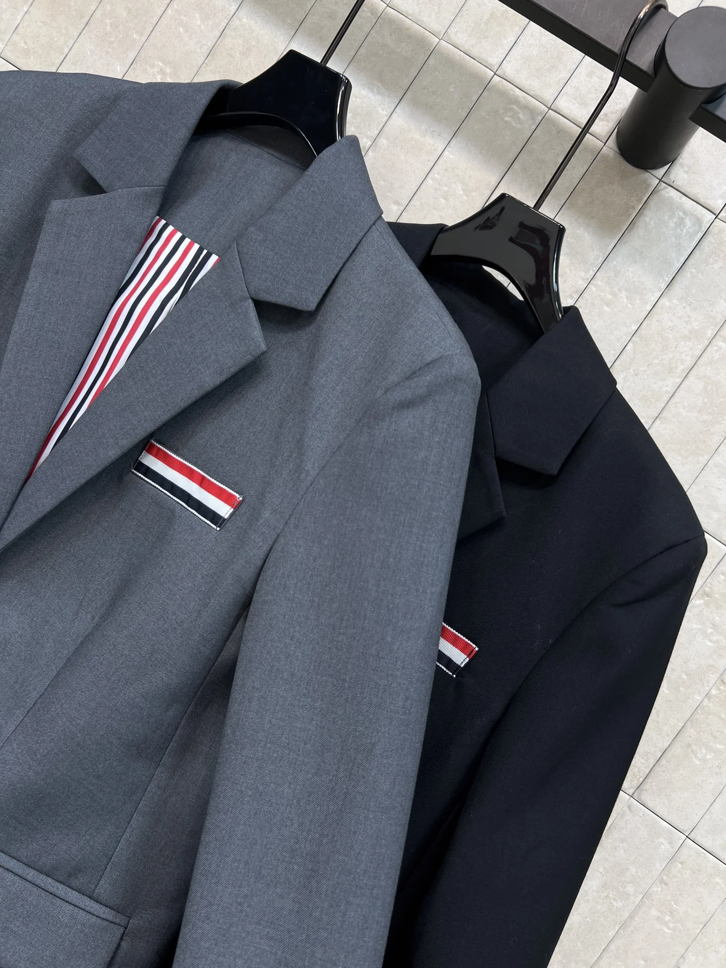 THOM BROWNE Jackets Grey-Black S-M-L C25202609061615 - Image 6