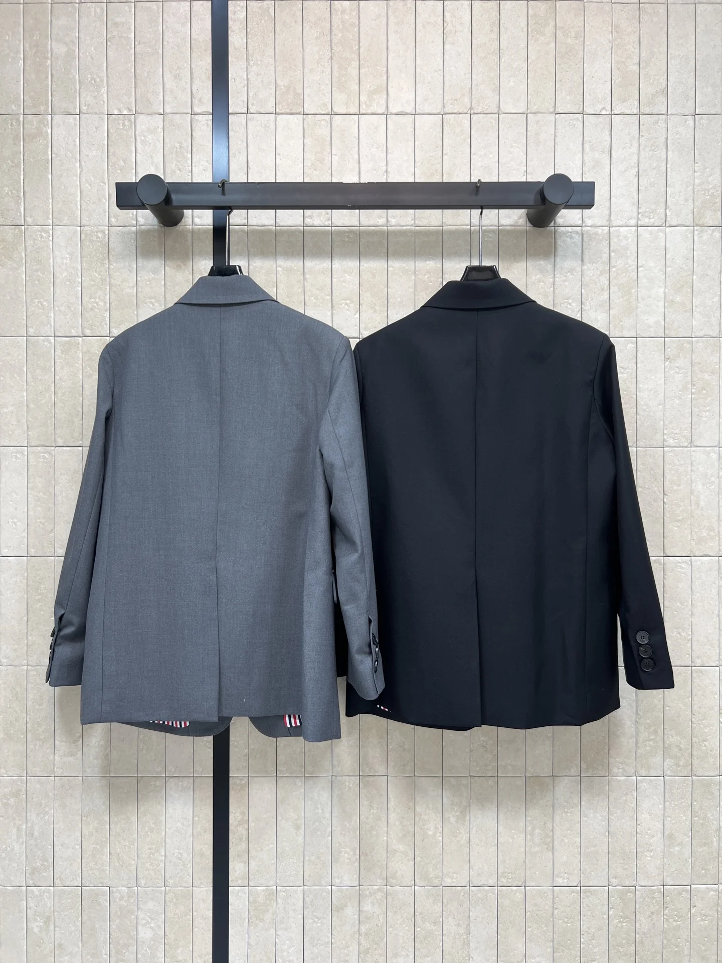 THOM BROWNE Jackets Grey-Black S-M-L C25202609061615 - Image 7
