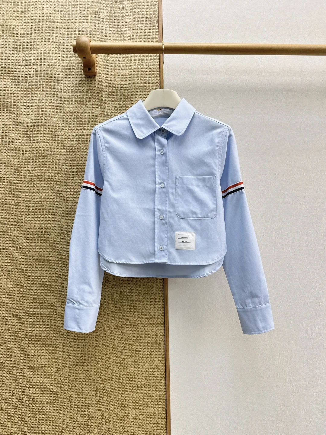 THOM BROWNE Shirts Blue-Red-White S-L B35202609060501