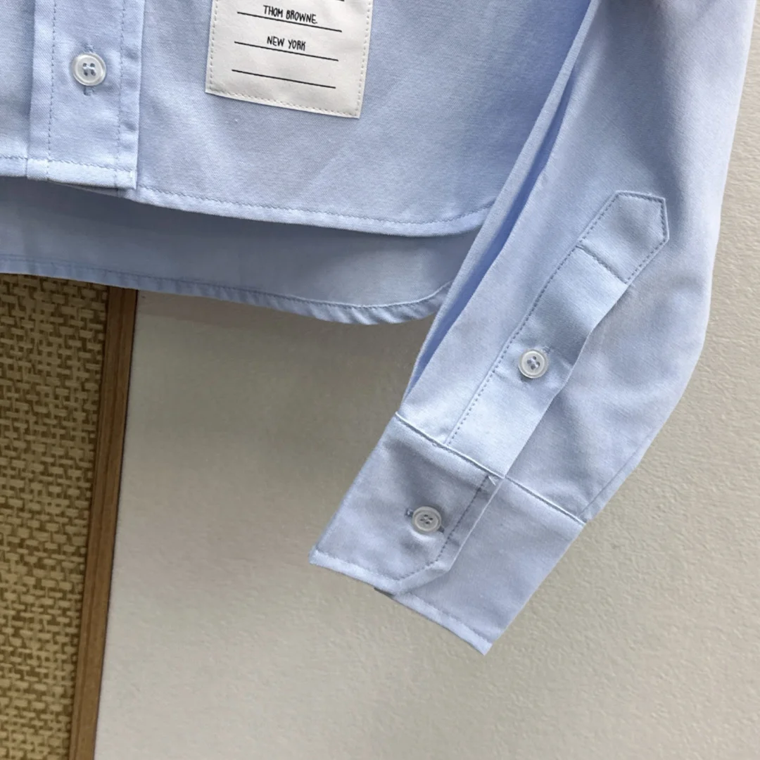 THOM BROWNE Shirts Blue-Red-White S-L B35202609060501 - Image 7