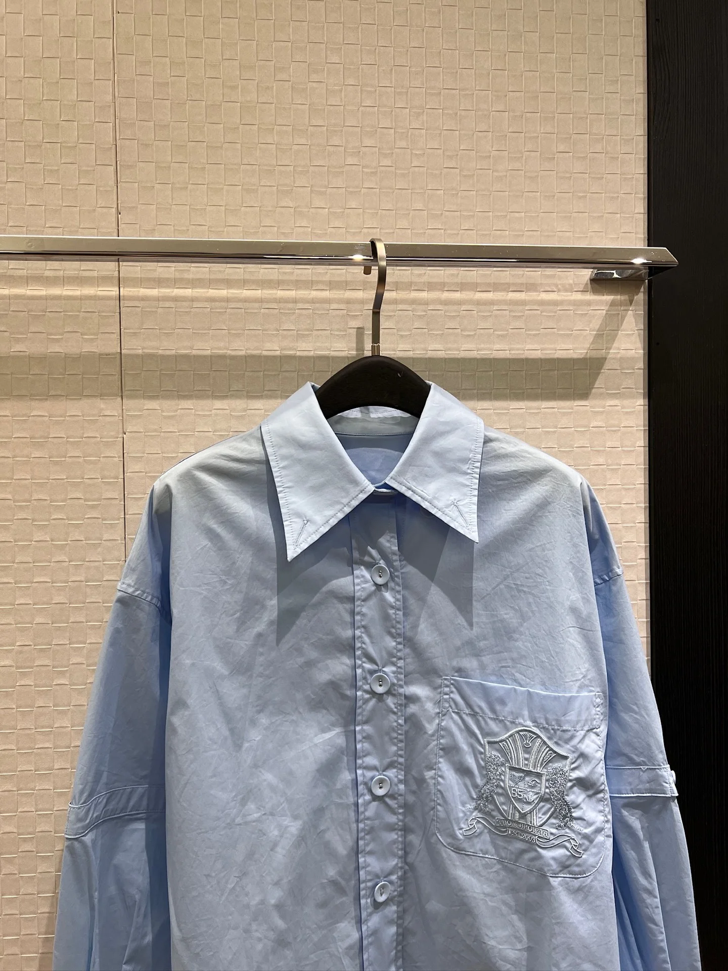 THOM BROWNE Shirts Blue S-L B90202609062813 - Image 2