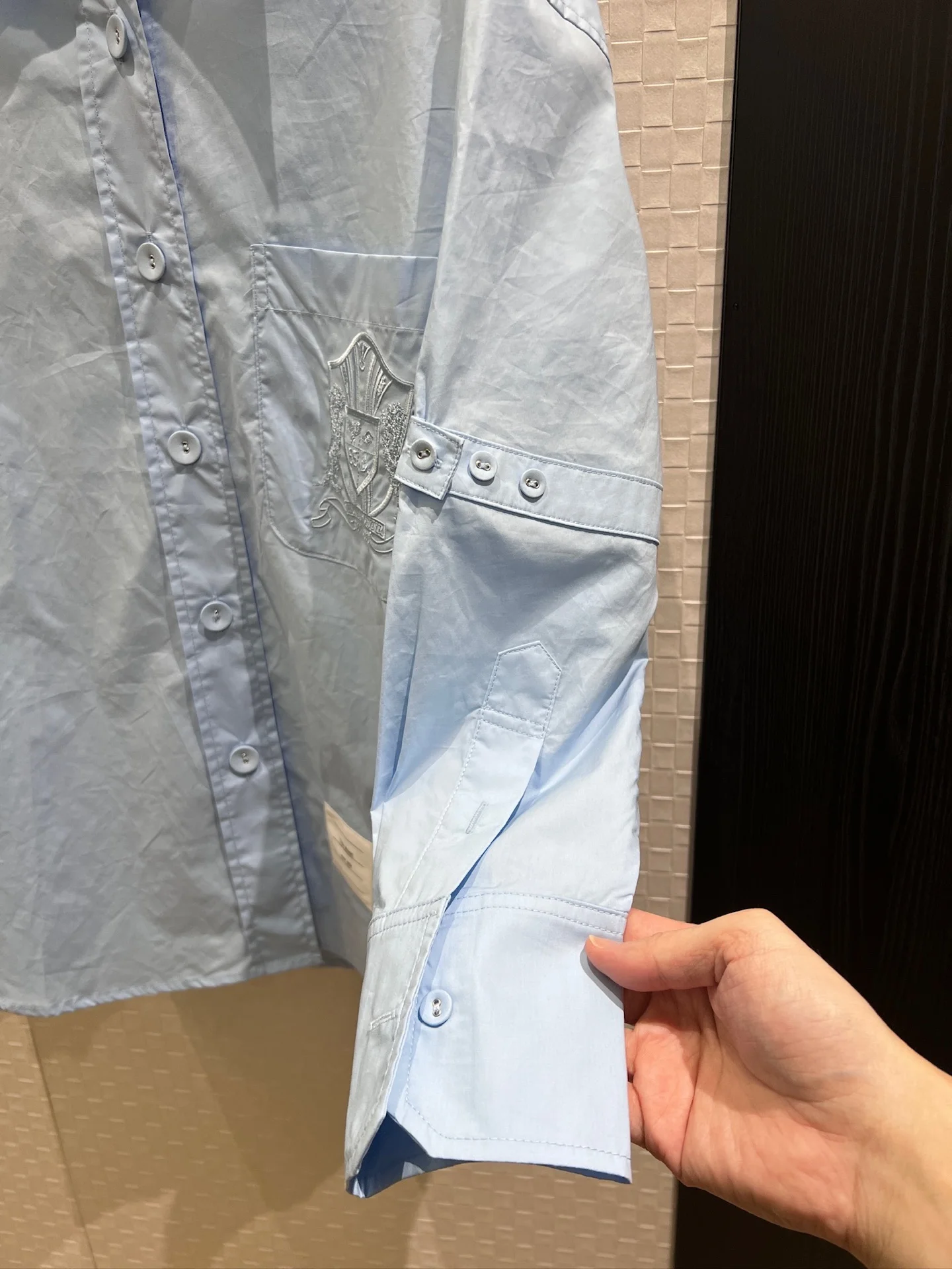 THOM BROWNE Shirts Blue S-L B90202609062813 - Image 4