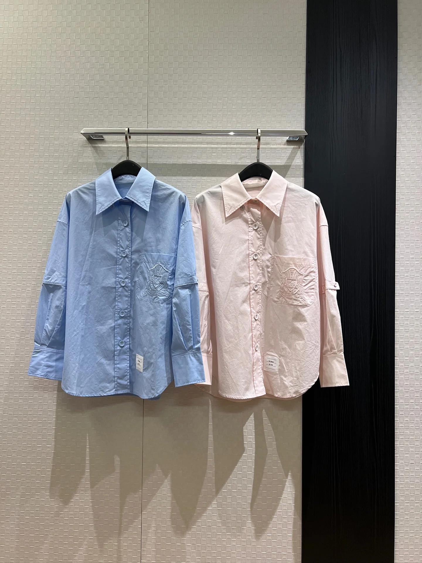 THOM BROWNE Shirts Blue S-L B90202609062813 - Image 9