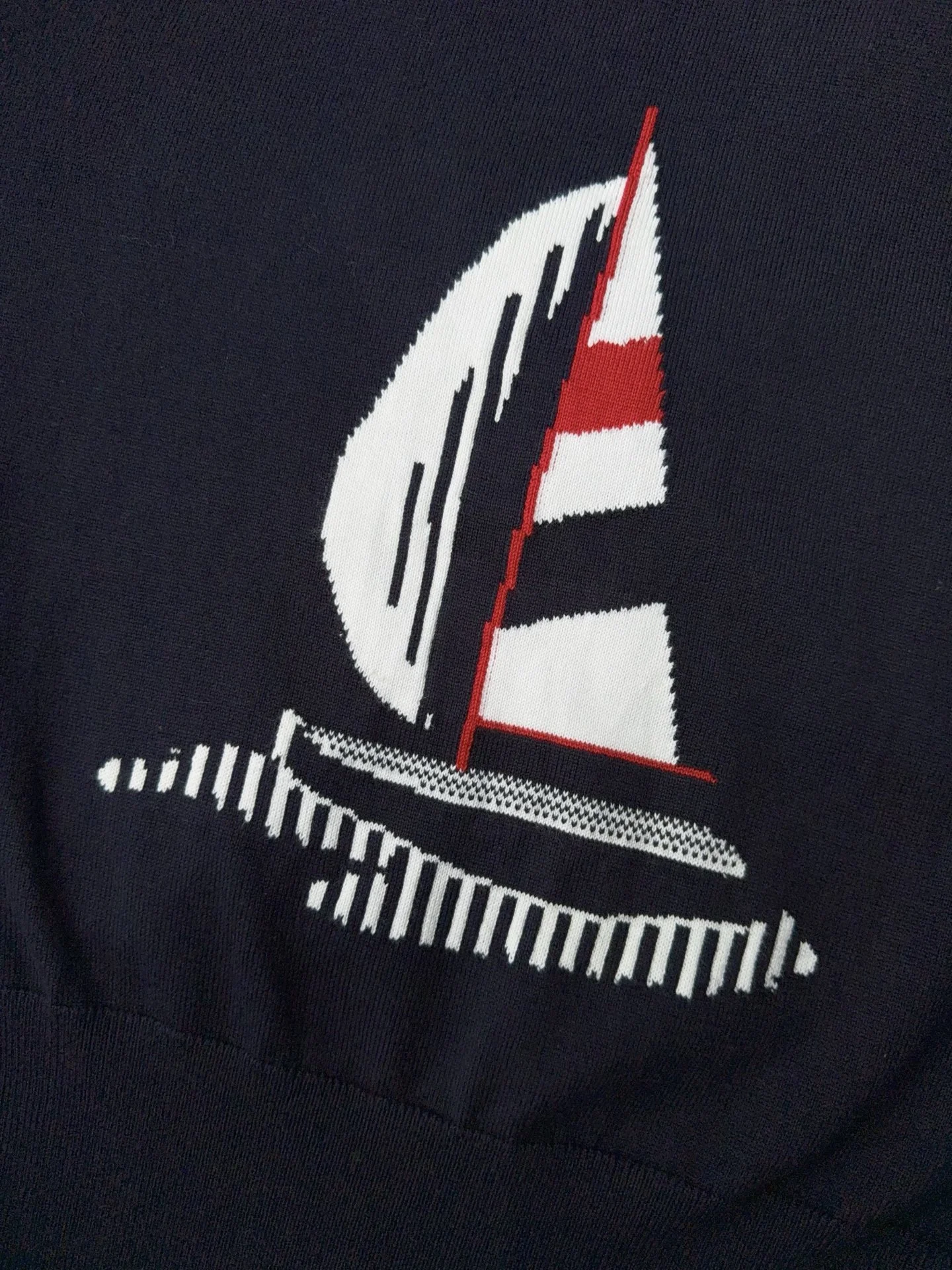THOM BROWNE Sweaters Black-White-Red S-L C00202609063605 - Image 5