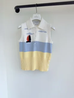 THOM BROWNE Sweaters White-Blue-Yellow-Red-Black S-L B70202609063604