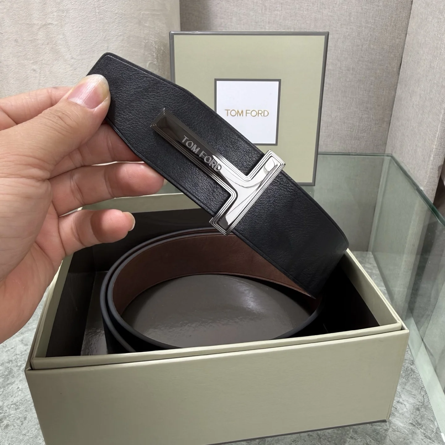 TOM FORD Belts Black-Brown A70202609070112 - Image 9