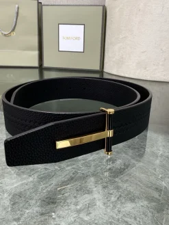 Alternative view of TOM FORD Belts Black-Gold A80202609070383