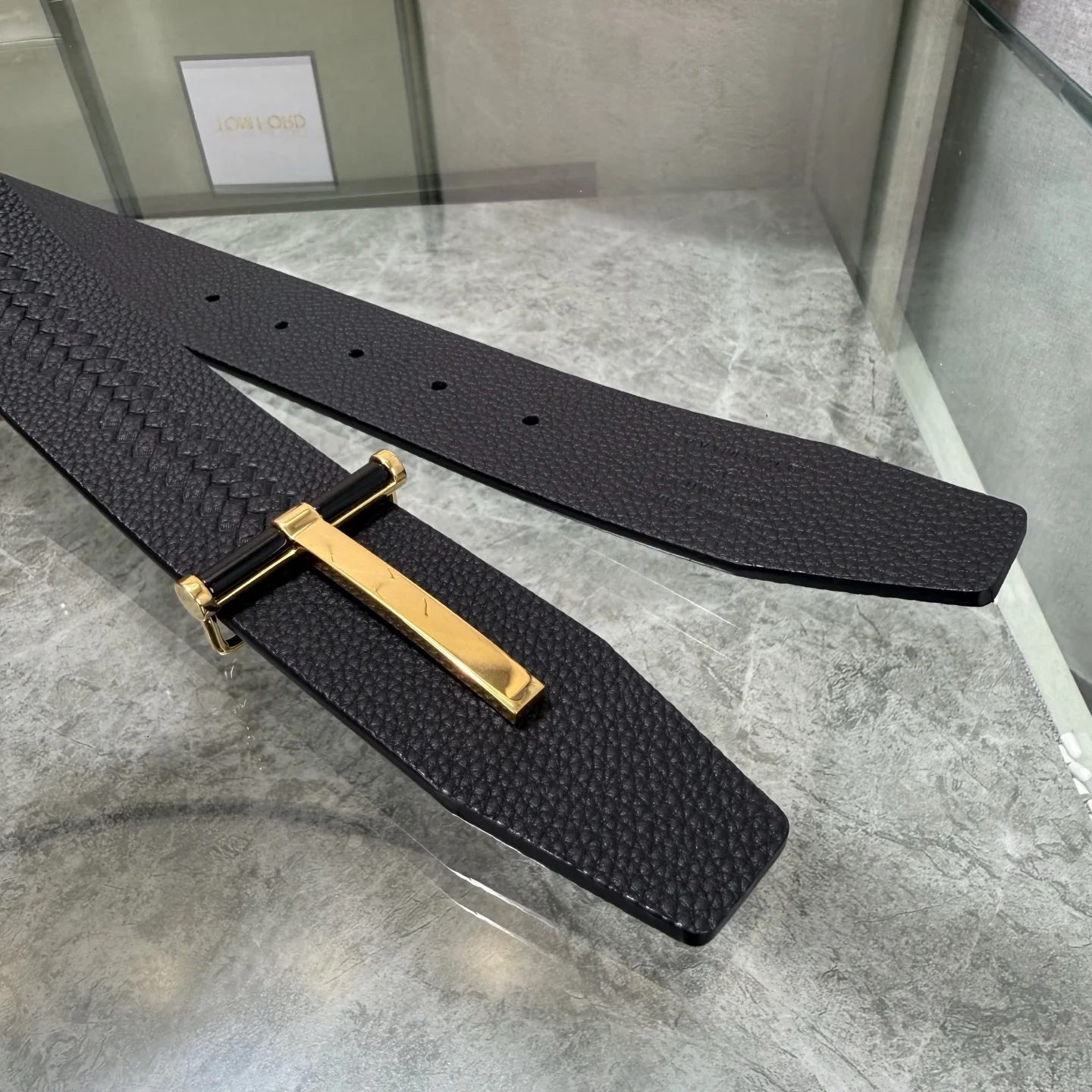 TOM FORD Belts Black-Gold A80202609070383 - Image 5