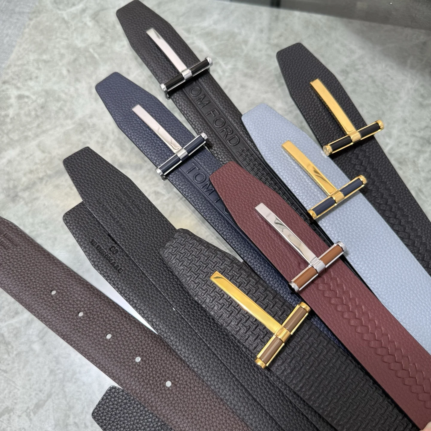 TOM FORD Belts Black-Gold A80202609070383 - Image 9