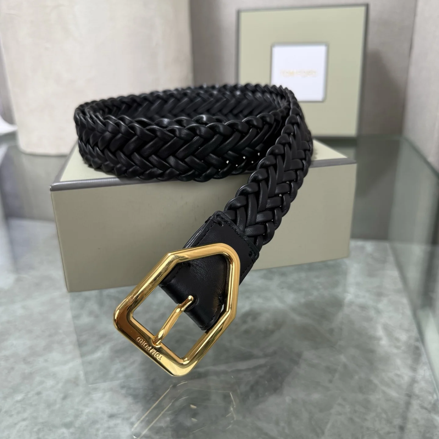 TOM FORD Belts Black-Gold B40202609070161 - Image 3