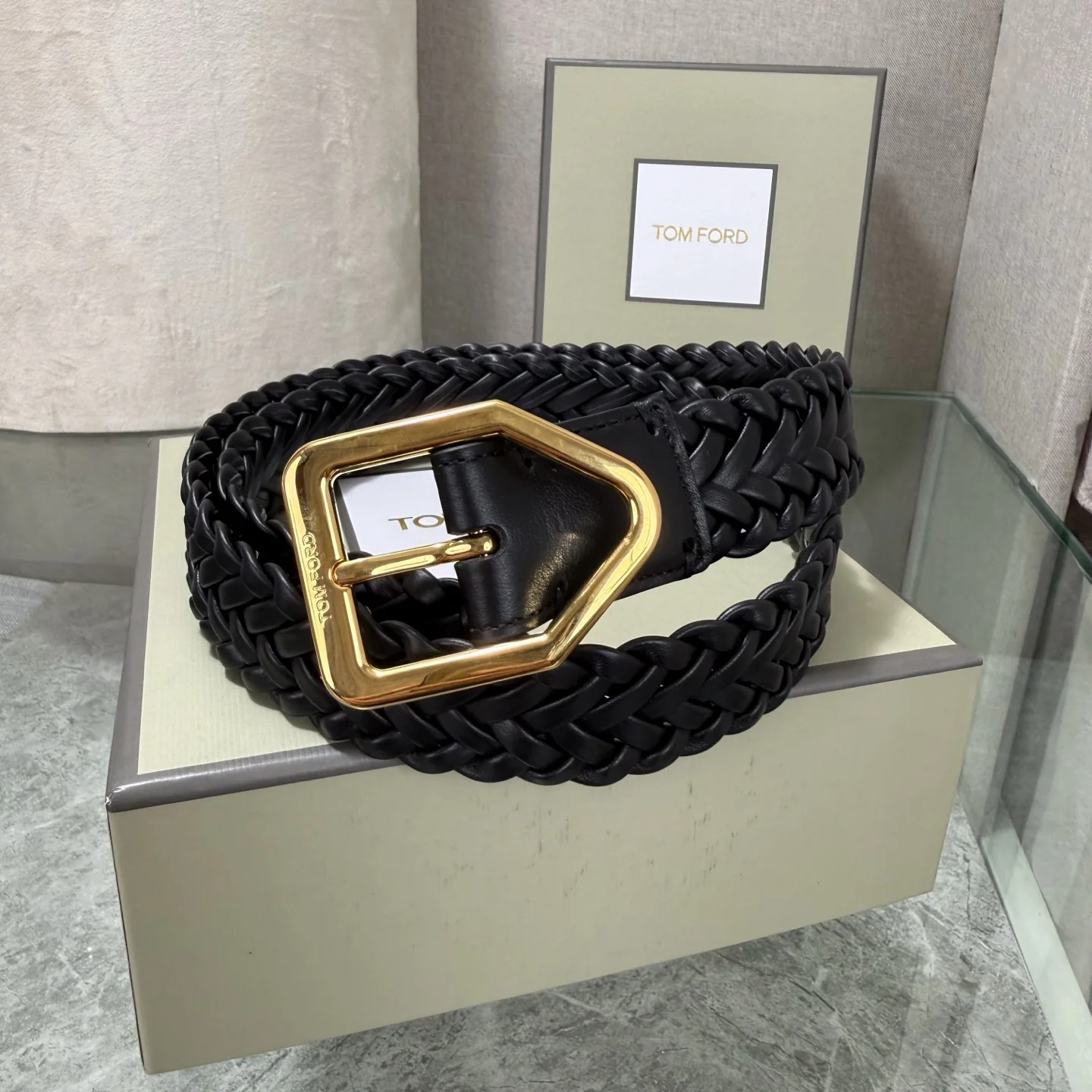 TOM FORD Belts Black-Gold B40202609070161 - Image 4