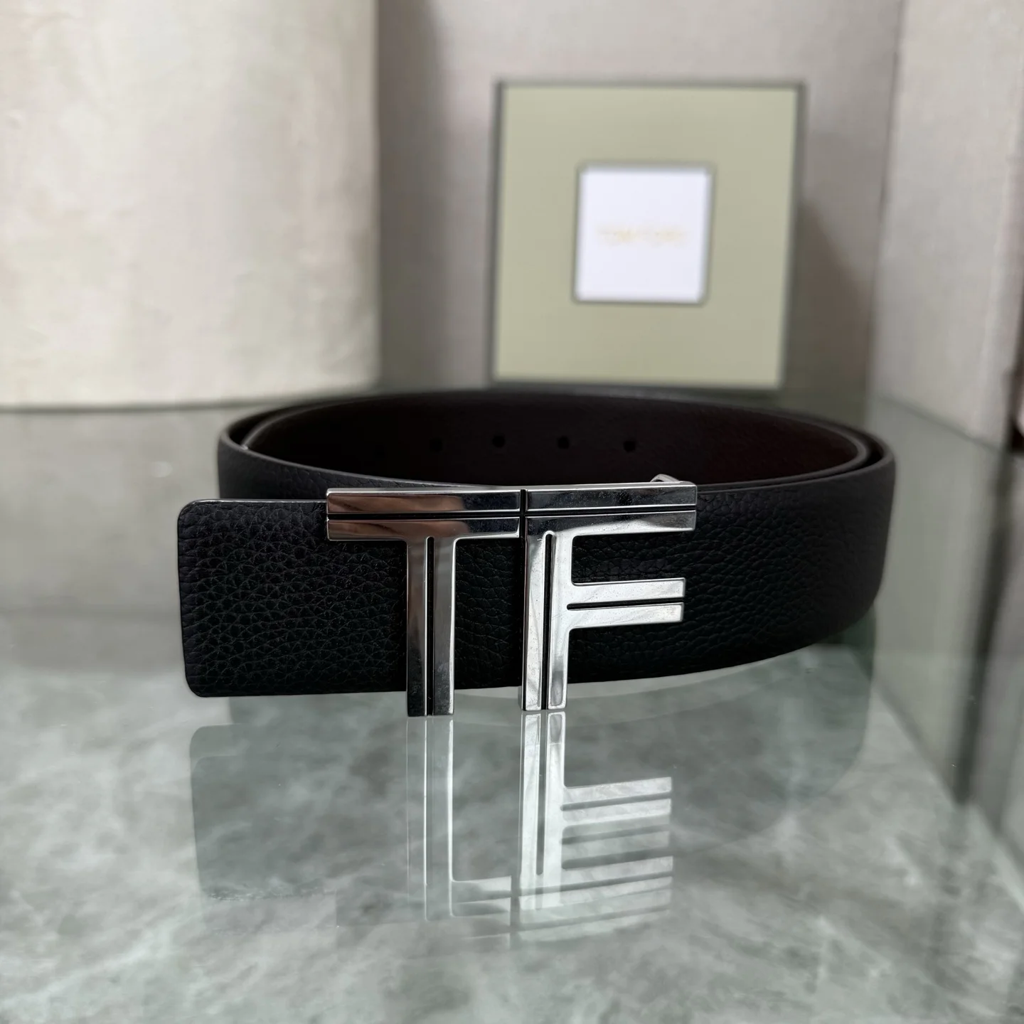 TOM FORD Belts Black-Silver A70202609070116