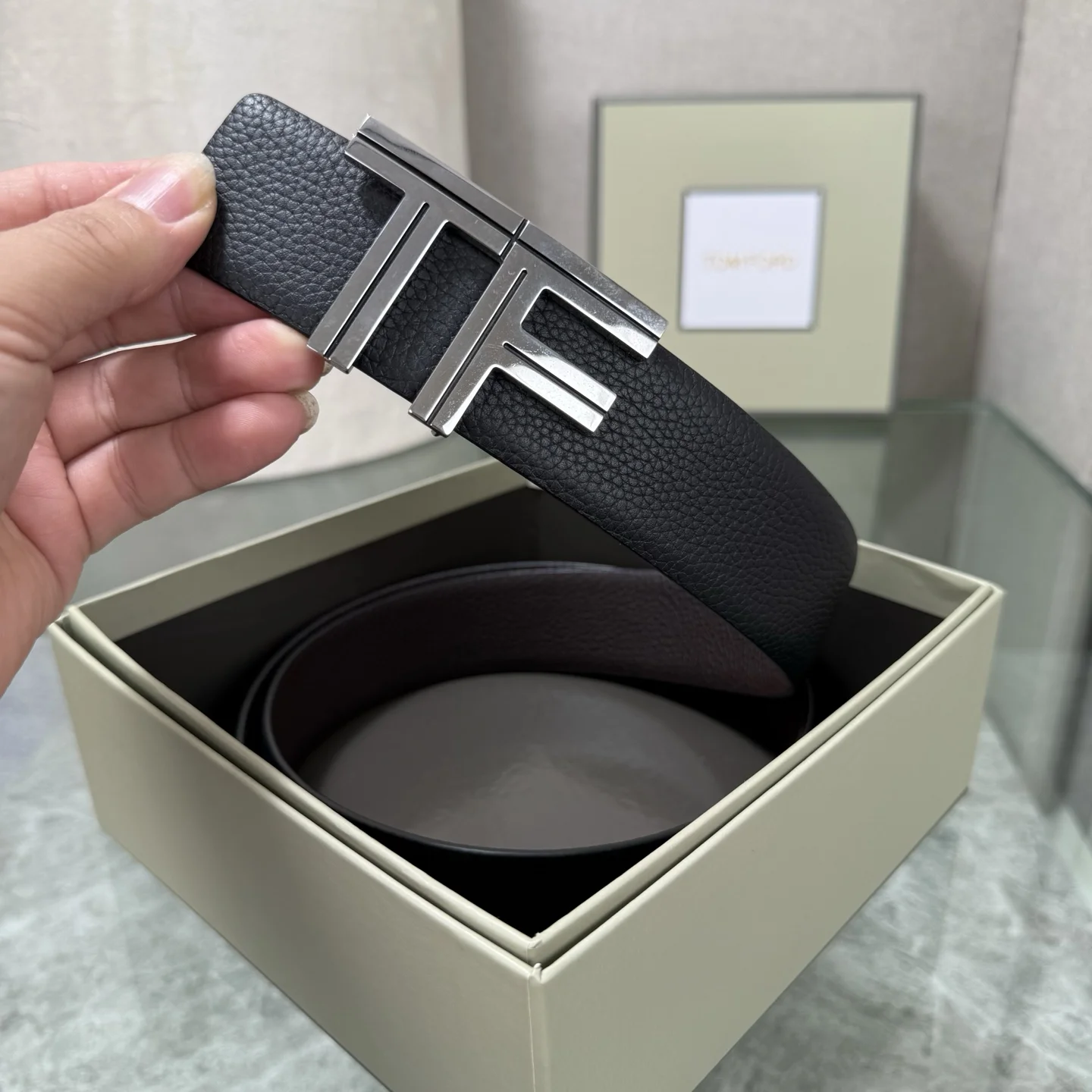TOM FORD Belts Black-Silver A70202609070116 - Image 6
