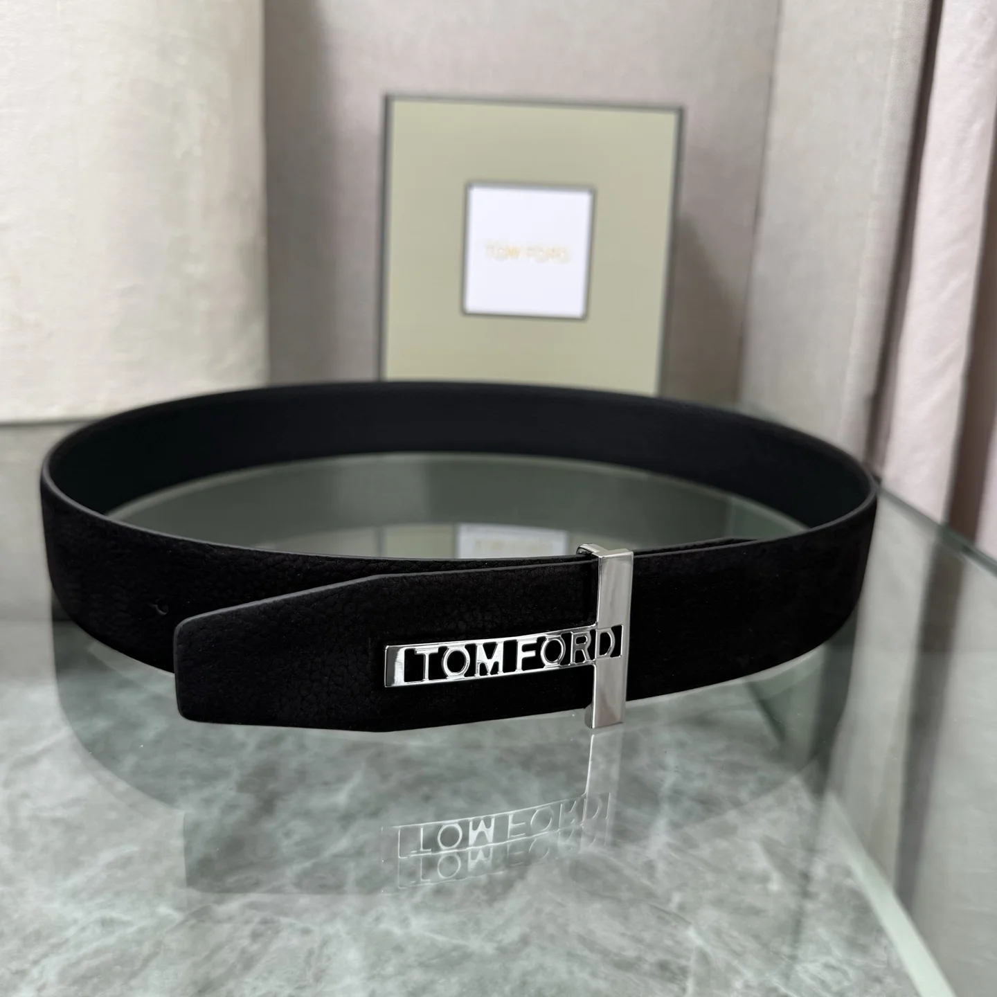 TOM FORD Belts Black-Silver A70202609070137