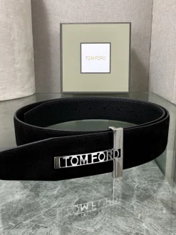 Alternative view of TOM FORD Belts Black-Silver A70202609070137